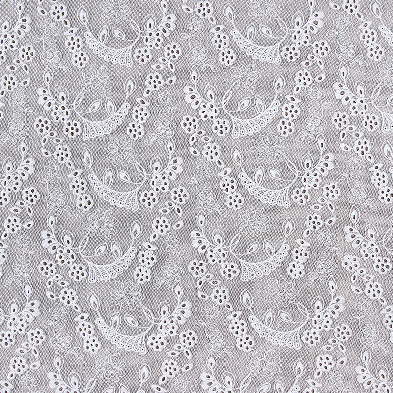 Embroidered Lace Embroidered Fabric 3D Polyester for Apparel Wholesale 4